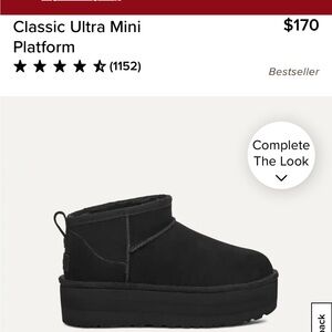 UGG Women's Classic Ultra Mini Platform Boot size 8